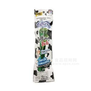 泰國(guó) 喜樂口 奶香米果丁味香脆海苔卷 休閑食品 2.8g