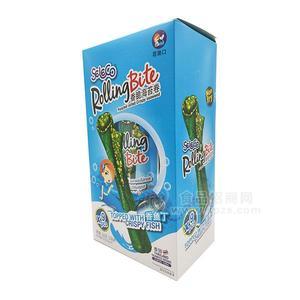 泰国 喜乐口 香鱼丁味香脆海苔卷 休闲食品 22.5g