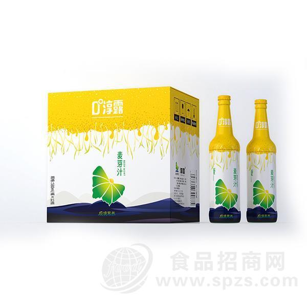 ·淳露 植物饮料招商  麦芽汁 箱装饮料580mlx12瓶 