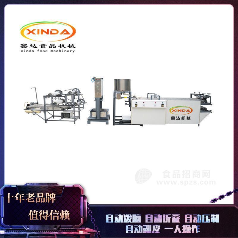 生豆腐皮的机器 豆腐皮机生产视频豆制品设备制造厂家