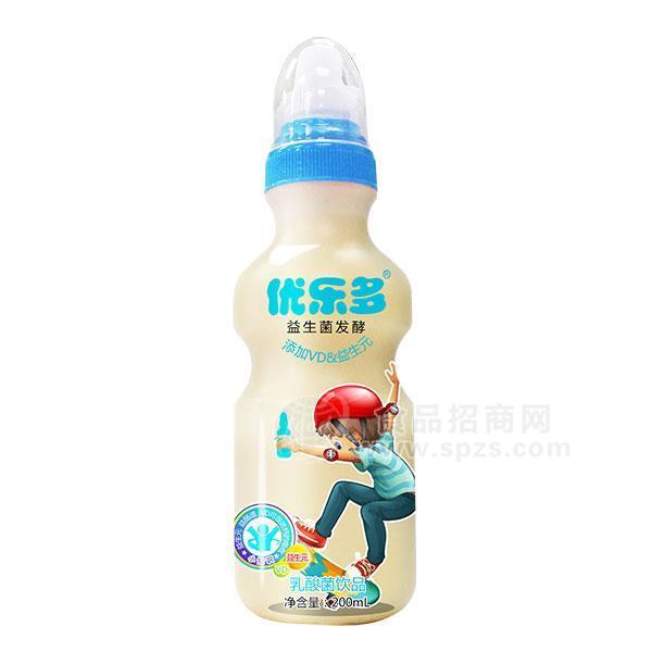 ·优乐多原味乳酸菌饮品 厂家招商200ml 