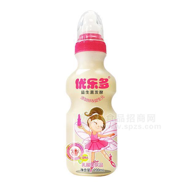 ·优乐多草莓味乳酸菌饮品 厂家直招 200ml 