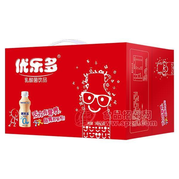 ·优乐多乳酸菌饮品 厂家直招 340mlx12 