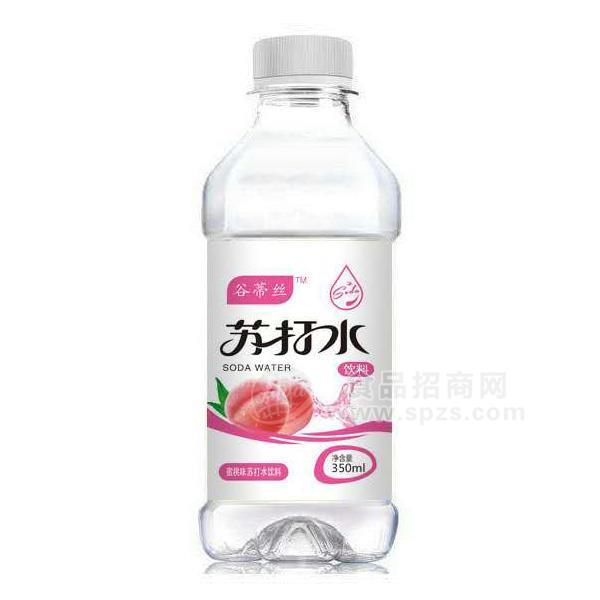 谷蒂絲 蜜桃味蘇打水飲料 350ml