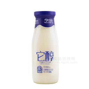 心意添 它醇 發(fā)酵酸奶 玻璃瓶酸奶 乳酸菌 乳飲料 酸奶飲品招商批發(fā) 320ml