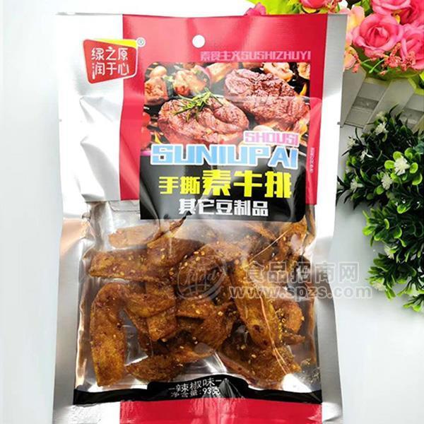 辣椒味手撕素牛排 其他豆制品93g