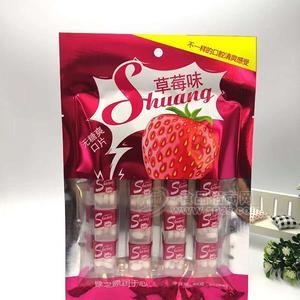 草莓味無糖爽口片 休閑食品45g
