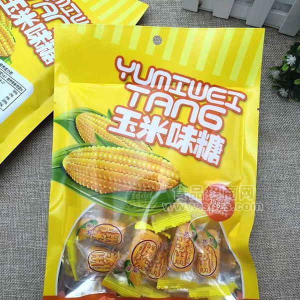 玉米味糖 軟糖休閑食品128g