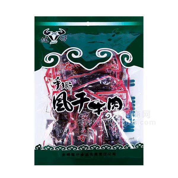 健仔手撕风干牛肉 肉干肉脯休闲食品250g