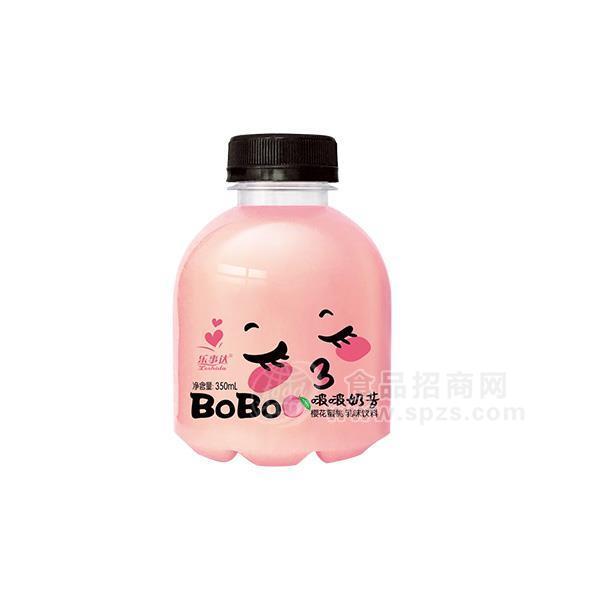 樂事達 啵啵奶昔 櫻花蜜桃 乳味飲料 350ml