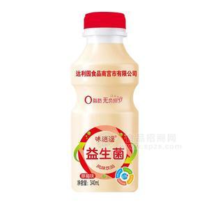 味逍遥 草莓味益生菌风味饮品 340ml