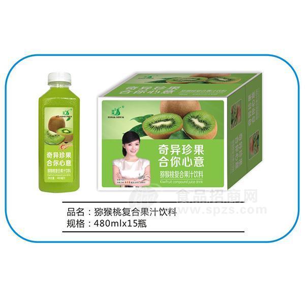 九州華洋 獼猴桃復(fù)合果汁飲料招商480mlx15瓶