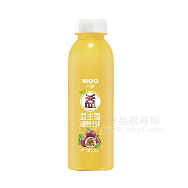 沃動 益生菌百香果果汁飲料 500ml