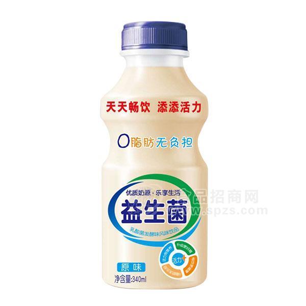 益生菌 乳酸菌发酵味风味饮品 乳饮料 原味340ml