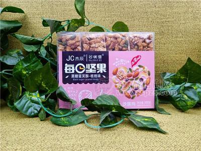 杰辰沙琪瑪進口食品 每日堅果黑糖蛋芙酥380g招商