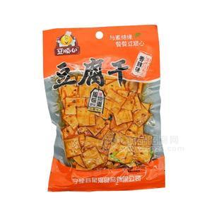 豆順心 香辣味豆腐干 美味豆腐干220g 休閑食品  袋裝零食  豆制品  方便零食 校園零食