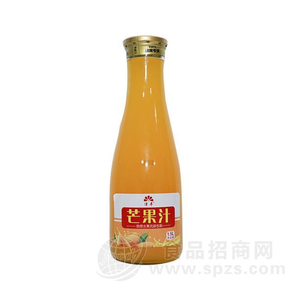 津丰芒果汁热带水果风味饮料招商1.5L