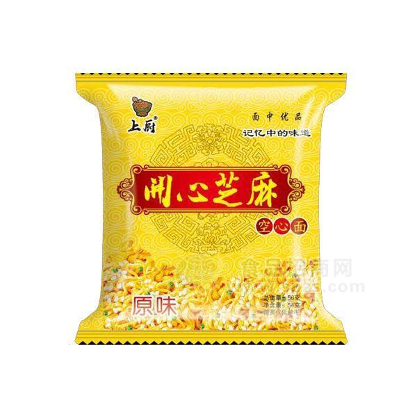 上廚 原味 開心芝麻 空心面 方便面 休閑食品  方便食品 56g