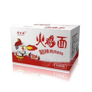 同百福超辣雞肉味火雞拌面箱裝招商