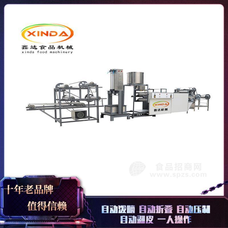 安徽熱銷的豆腐皮機(jī) 自動(dòng)化程度高千張機(jī)生產(chǎn)視頻