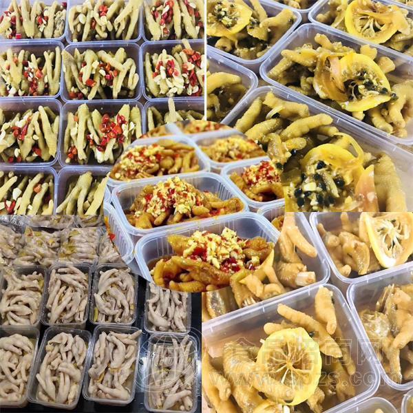 传授教学制作泡椒鸡爪