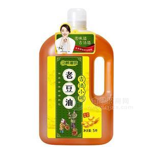 醇油坊古法小榨老豆油調(diào)味品招商5L