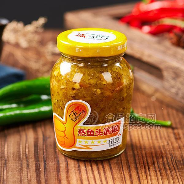 ·轩少爷蒸鱼头酱椒调味酱招商210g 