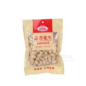 鴻福園 蒜香花生 休閑食品招商180g