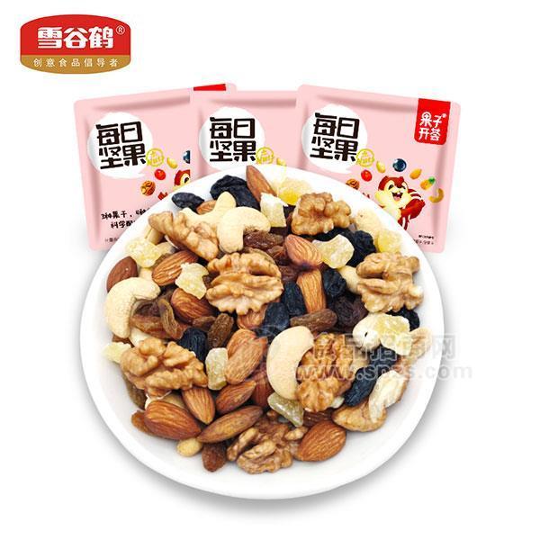 雪谷鶴 每日?qǐng)?jiān)果 休閑食品招商16g