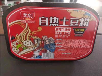 梵创 麻辣牛油味 自热土豆粉 方便食品招商