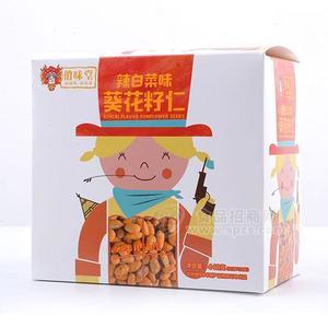 俏味堂 辣白菜味 葵花籽仁 非油炸堅(jiān)果小零食 休閑食品招商440g