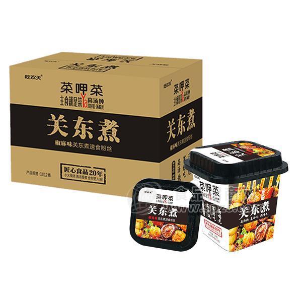 吃歡天 關(guān)東煮 椒麻味關(guān)東煮速食粉絲 方便食品 箱裝