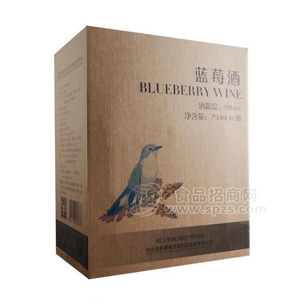 ·蓝莓酒 招商750mlx6瓶 