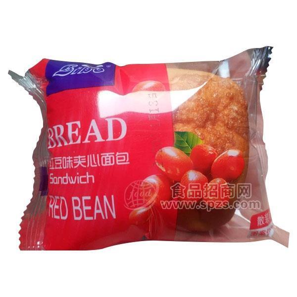 丽波 红豆味夹心面包 烘焙食品