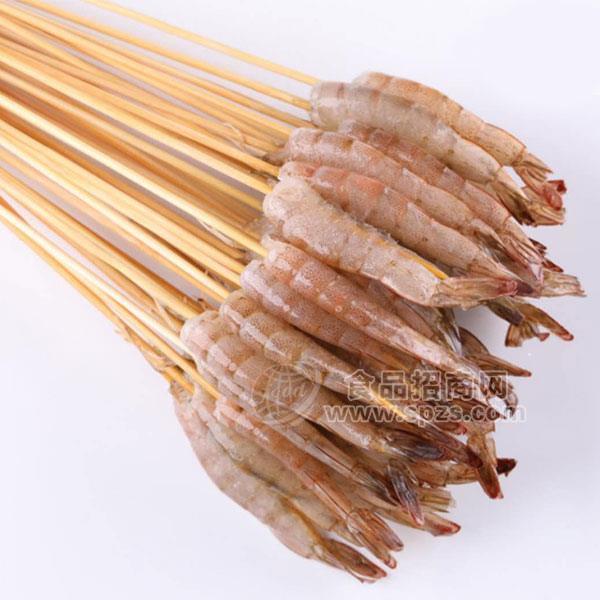 ·凤尾青虾 烤串 烧烤 串串食品 
