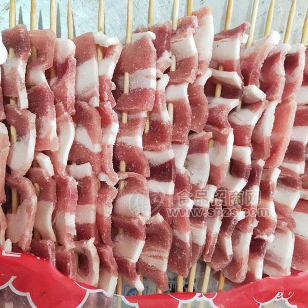 ·五花肉小串 烤串 烧烤 串串食品 