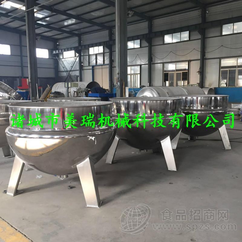 电加热搅拌夹层锅，可倾式倒料夹层锅，燃气夹层锅厂家供应
