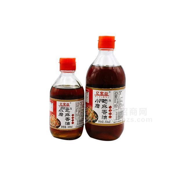 億家益 小磨芝麻香油調味品招商220ml/450ml