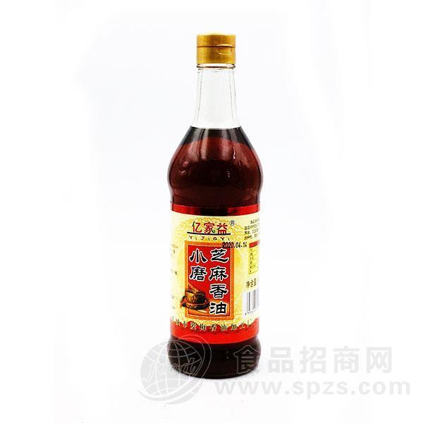亿家益小磨芝麻香油调味品招商500ml