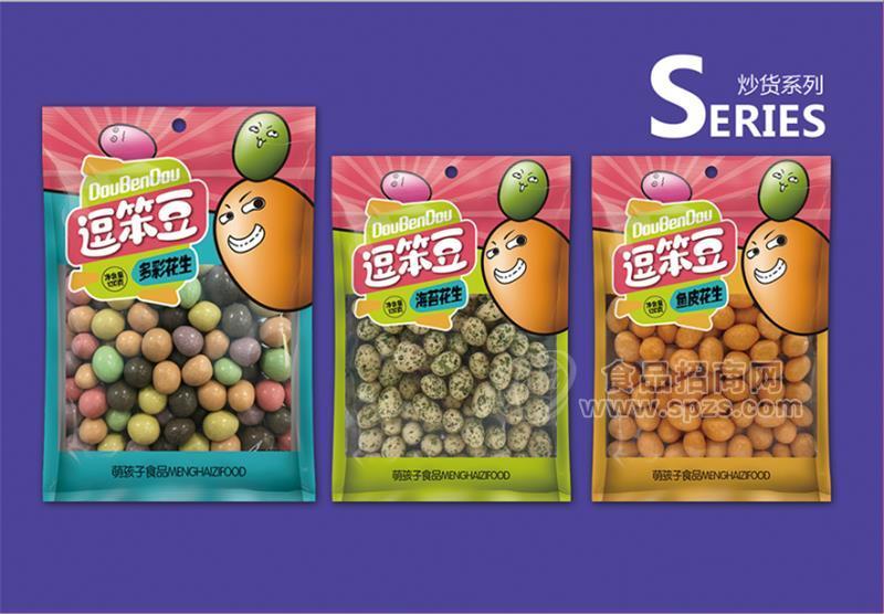 逗笨豆海苔花生鱼皮花生