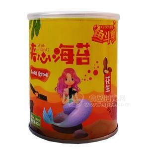 魚斗蟹 花生夾心海苔 休閑食品招商