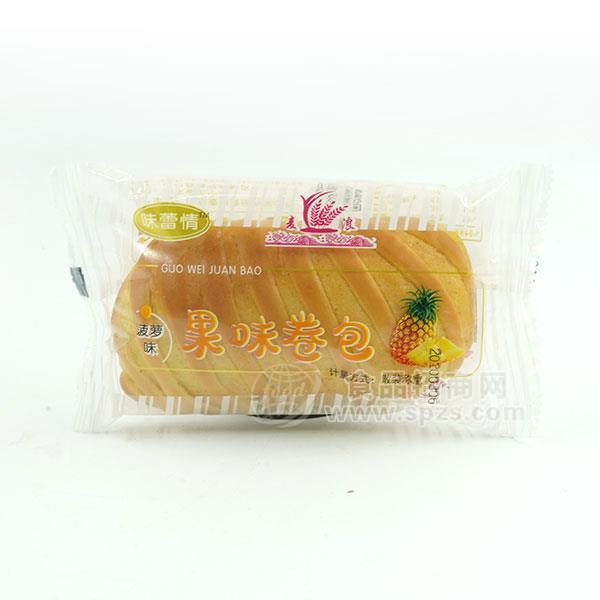 ·味蕾情 果味卷包 菠萝味面包 烘焙食品 散装称重 