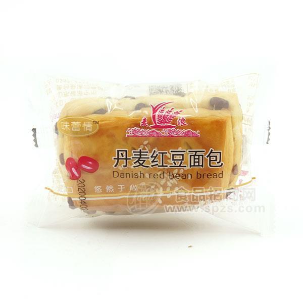 味蕾情 丹麥紅豆面包 烘焙食品