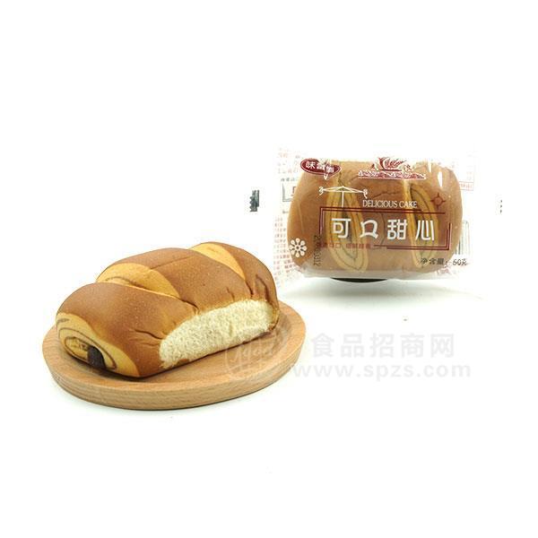 ·味蕾情 可口甜心面包 烘焙食品50g 