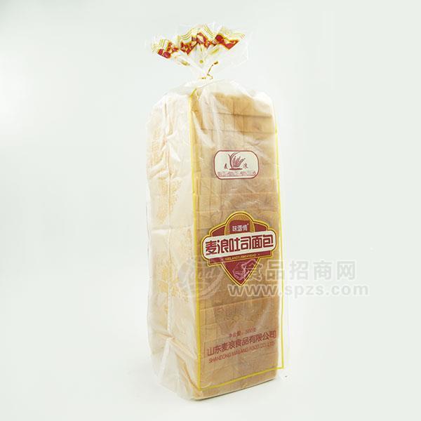 ·味蕾情 麦浪吐司面包 烘焙食品500g 
