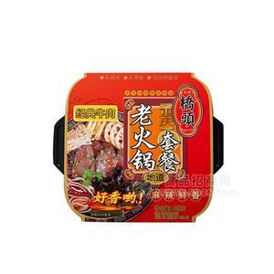 桥头 麻辣鲜香牛肉老火锅套餐 方便食品招商445g
