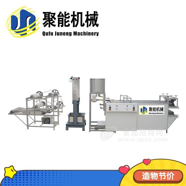 一人即可操作的小型豆腐皮機設備 聚能食品機械豆腐皮機熱銷