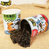 鱼斗蟹 南瓜子夹心海苔  休闲食品招商40g