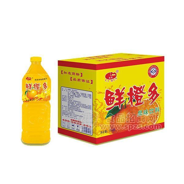 利民 鲜橙多果味饮料整箱招商2Lx6瓶