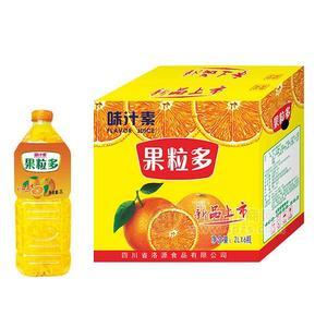 味汁素 果粒多 果汁飲料整箱招商2Lx6瓶